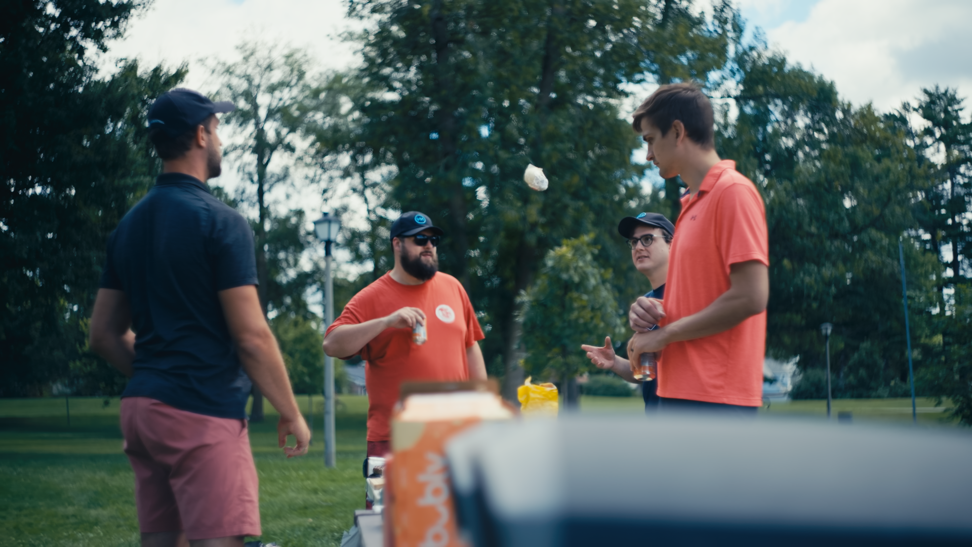 Team WebMarketers enjoying a Friday afternoon at the beach